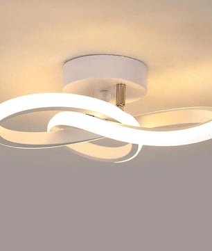 Moderne LED Plafondlamp – 20W Wit met 3 Lichtstanden – Compact Bloemdesign Ø25 cm voor Gang, Keuken en Slaapkamer
