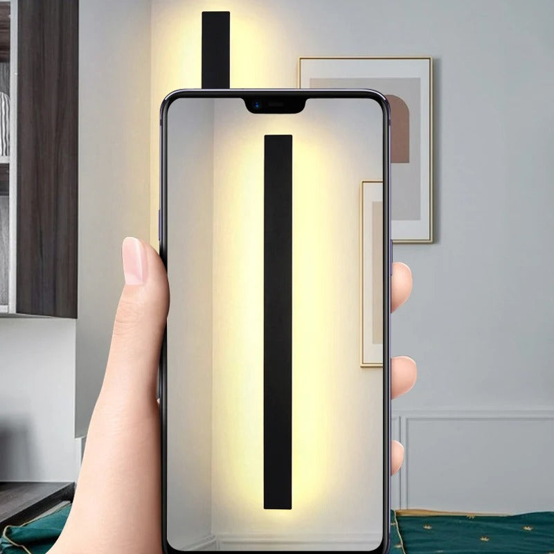 Moderne LED Lijn Wandlamp – 40 cm Minimalistisch Design, 15W voor Woonkamer, Slaapkamer & Gang