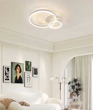 Moderne Ronde LED Plafondlamp – 42W LED Verlichting van Acryl en Aluminium voor Woonkamer, Keuken en Slaapkamer