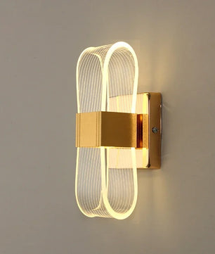 Nordic Luxe LED Wandlamp – Scandinavische Aluminium Wandverlichting voor Slaapkamer en Woonkamer