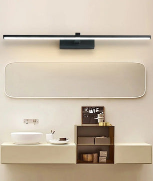 Moderne LED Wandlamp Badkamer van Aluminium – 3 Kleurstanden, Strakke Spiegel- en Make-up Verlichting voor Wandmontage