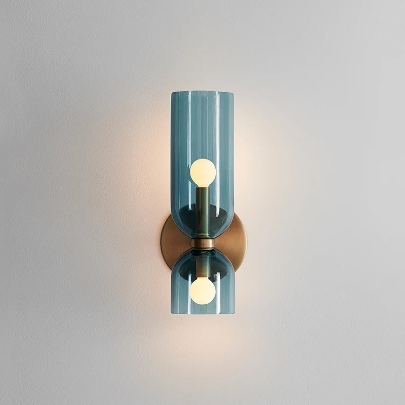Scandinavische Glazen Wandlamp – Minimalistisch Design met E14 LED – Luxe Wandverlichting voor Slaapkamer, Woonkamer en Hal