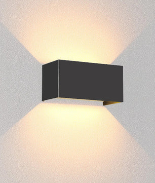 Nordic LED Wandlamp 12W of 24W – Scandinavische Aluminium Wandverlichting IP65 voor Binnen en Buiten