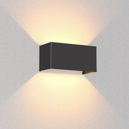 Nordic LED Wandlamp 12W of 24W – Scandinavische Aluminium Wandverlichting IP65 voor Binnen en Buiten