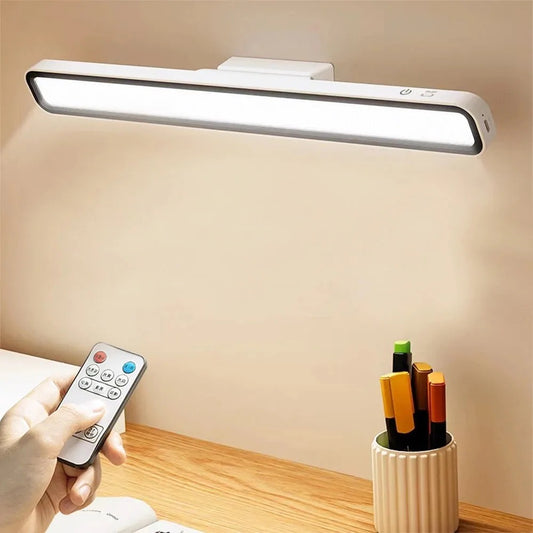 LED Bureaulamp met Magneet – USB Oplaadbaar, Traploos Dimbaar – Draadloze Leeslamp met 3 Kleurtemperaturen