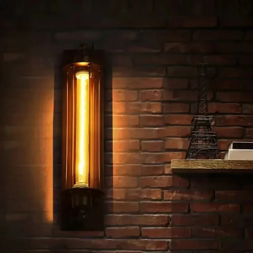 Retro Wandlamp van Smeedijzer – Industriële Amerikaanse Stijl LED Wandkandelaar voor Restaurant, Gang, Woonkamer en Slaapkamer