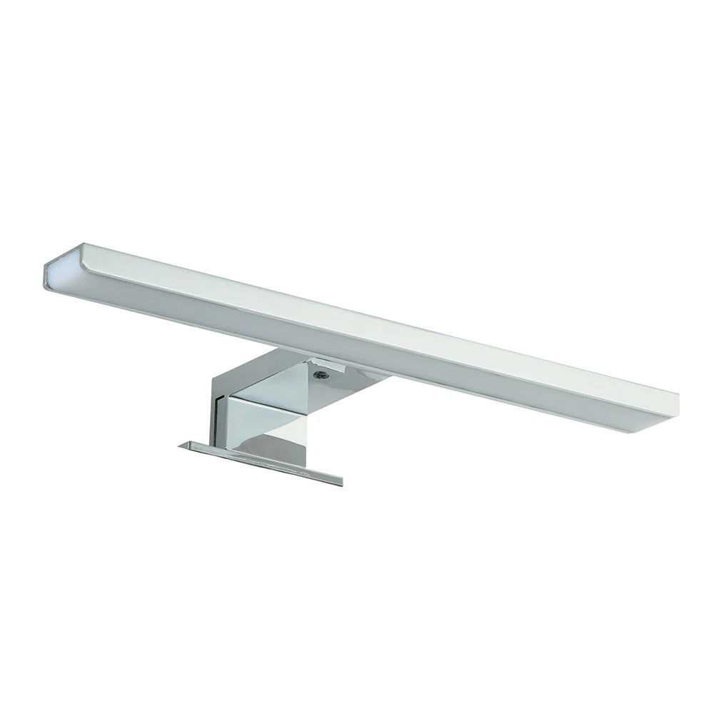 LED Spiegelverlichting Badkamer van RVS – 6W of 8W, 6000K Koud Wit, IP44 Waterdicht – Moderne Wandlamp voor Spiegel en Make-up