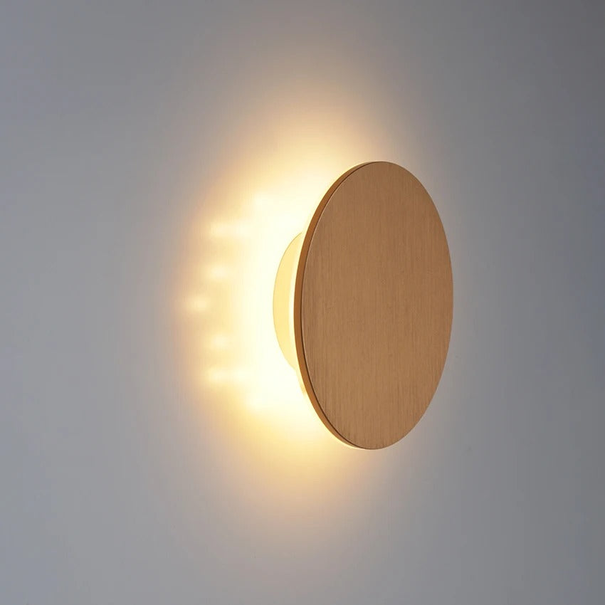 Moderne Ronde LED Wandlamp – Minimalistische Wandverlichting van Aluminium en Acryl – Ø15 of Ø20 cm voor Woonkamer en Slaapkamer