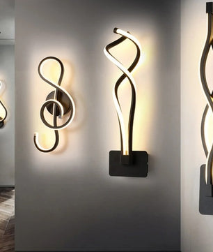 Moderne Minimalistische LED Wandlamp – Strakke Aluminium Wandverlichting met 3 Lichtkleuren voor Slaapkamer, Woonkamer en Gang