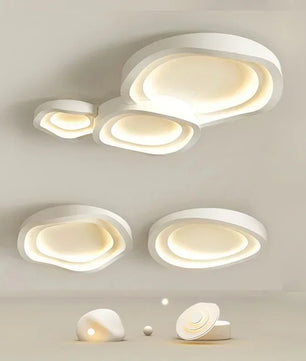 Minimalistische Witte LED Plafondlamp – Moderne Aluminium Plafondverlichting – Mat Design voor Woonkamer en Slaapkamer