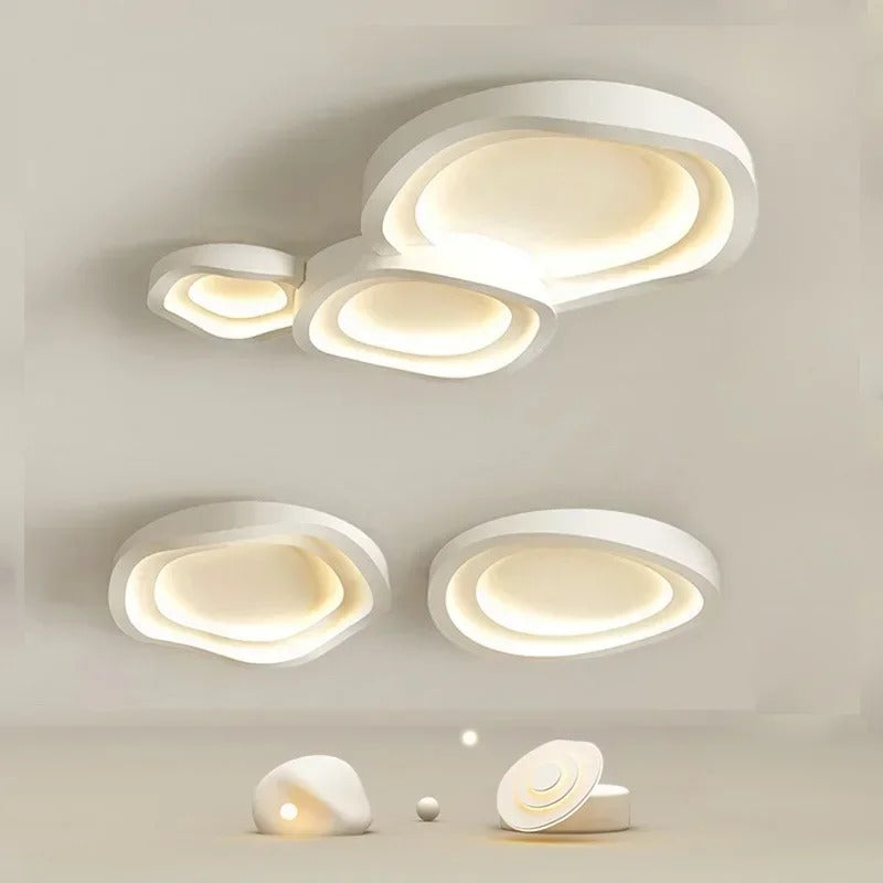 Minimalistische Witte LED Plafondlamp – Moderne Aluminium Plafondverlichting – Mat Design voor Woonkamer en Slaapkamer