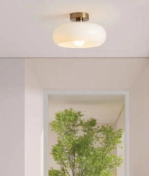 Nordic Retro Glazen Hanglamp – Moderne Plafondlamp voor Eetkamer, Woonkamer & Café