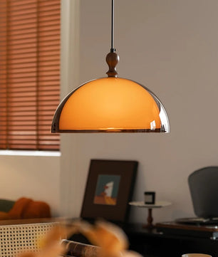 Bauhaus Scandinavische Hanglamp – Acryl & Hout Plafondlamp voor Eetkamer, Woonkamer & Keuken