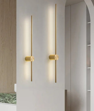 Nordic Wandlamp – Minimalistisch Metaal & LED, Luxe Design voor Woonkamer, Slaapkamer & Hotel