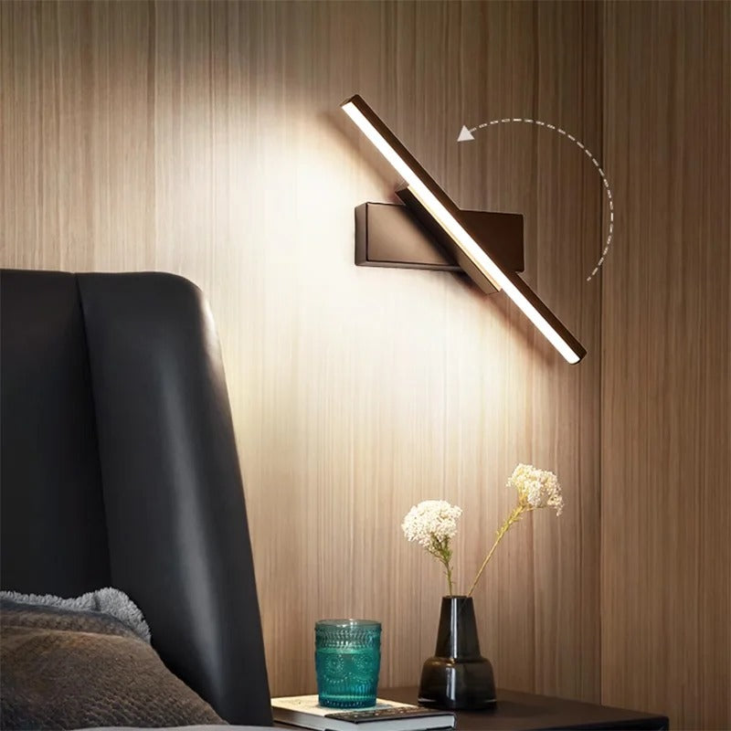 Moderne LED Wandlamp – Draaibaar Design voor Badkamerspiegel, Slaapkamer en Woonkamer