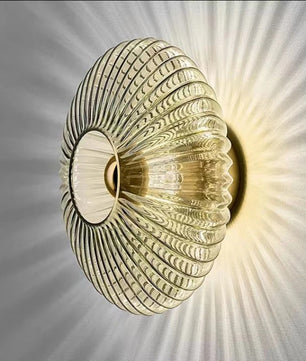 Glazen Wandlamp – Moderne LED Wandkandelaar van Glas – Sfeerverlichting voor Woonkamer, Slaapkamer en Hal