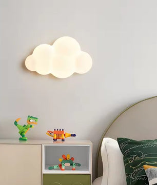 Wolk & Ster Wandlamp – Kinderkamer Verlichting, Sfeervol & Schattig voor Babykamer & Speelkamer