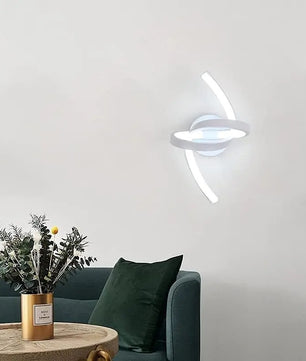 Moderne LED Wandlamp 19W – Uniek Art-Deco Design van Aluminium – Koel Wit Licht 6500K voor Gang, Trap & Balkon