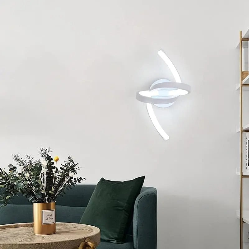 Moderne LED Wandlamp 19W – Uniek Art-Deco Design van Aluminium – Koel Wit Licht 6500K voor Gang, Trap & Balkon