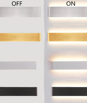 Moderne LED Wandlamp met Bluetooth en Afstandsbediening – Dimbare Wandverlichting met 3 Lichtkleuren voor Interieur