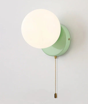 Scandinavische Wandlamp – Minimalistische LED Wandverlichting met Wit Glas en G9 Fitting voor Slaapkamer, Gang en Woonkamer