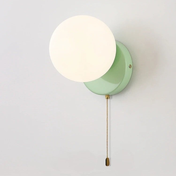 Scandinavische Wandlamp – Minimalistische LED Wandverlichting met Wit Glas en G9 Fitting voor Slaapkamer, Gang en Woonkamer