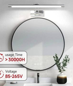 LED Wandlamp met Afstandsbediening – Dimbare Spiegelverlichting met 3 Lichtkleuren – Moderne Wandlamp voor Badkamer, Woonkamer en Slaapkamer
