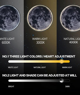 3D LED Maan Wandlamp – Realistische Maanlamp met Afstandsbediening – Decoratieve Muurlamp voor Woonkamer & Slaapkamer