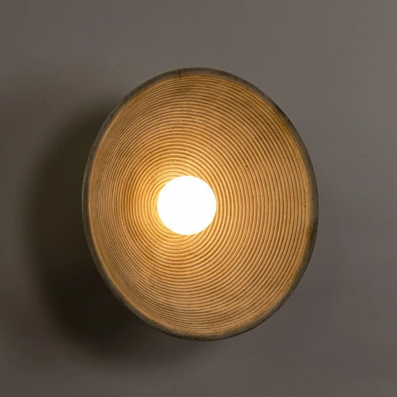 Creatieve Retro Ronde Wandlamp – Decoratieve LED Wandverlichting met Kunststof Bol voor Restaurant, Slaapkamer en Gang
