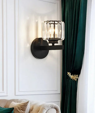 Moderne Kristallen Wandlamp – Luxe LED Wandverlichting met Minimalistisch Design voor Slaapkamer en Woonkamer