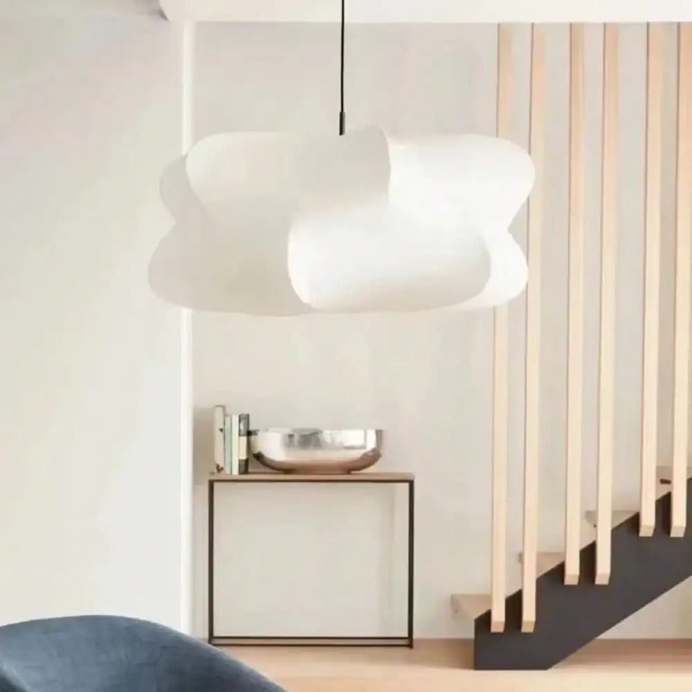 Wabi Sabi Hanglamp van Zijde – Japans Minimalistische Plafondlamp met E27 Fitting voor Sfeerverlichting