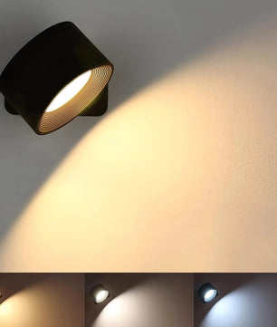 Magnetische LED Wandlamp – Draadloze Oplaadbare Wandverlichting met USB en 3 Lichtkleuren