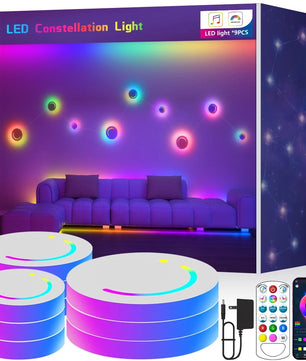 LED RGB Wandlamp – Creatieve Constellatie Verlichting met APP & Muzieksync