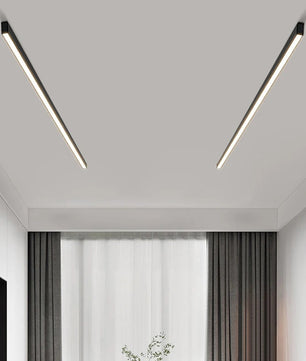 LED Lineaire Plafondlamp 53 cm – Aluminium Opbouwlamp 18W met Hoge CRI – Moderne Scandinavische LED Verlichting voor Binnen