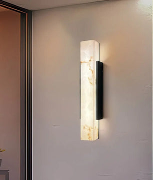 Moderne Marmeren LED Wandlamp – Waterdicht Design voor Binnen en Buiten