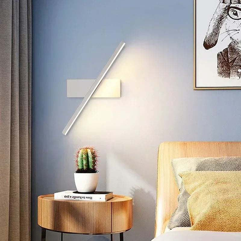Moderne LED Wandlamp – Draaibaar Design voor Badkamerspiegel, Slaapkamer en Woonkamer