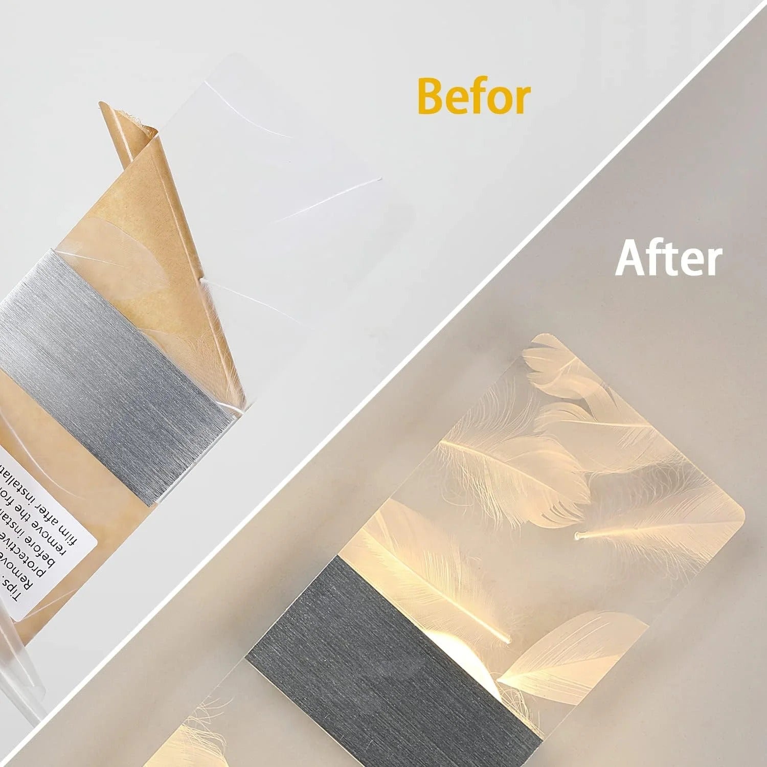 Set van 2 Moderne LED Wandlampen – 12W Rechthoekig Acryl – Warm Wit 3000K – Zilver/Zwart – Binnenverlichting voor Woonkamer, Slaapkamer en Gang