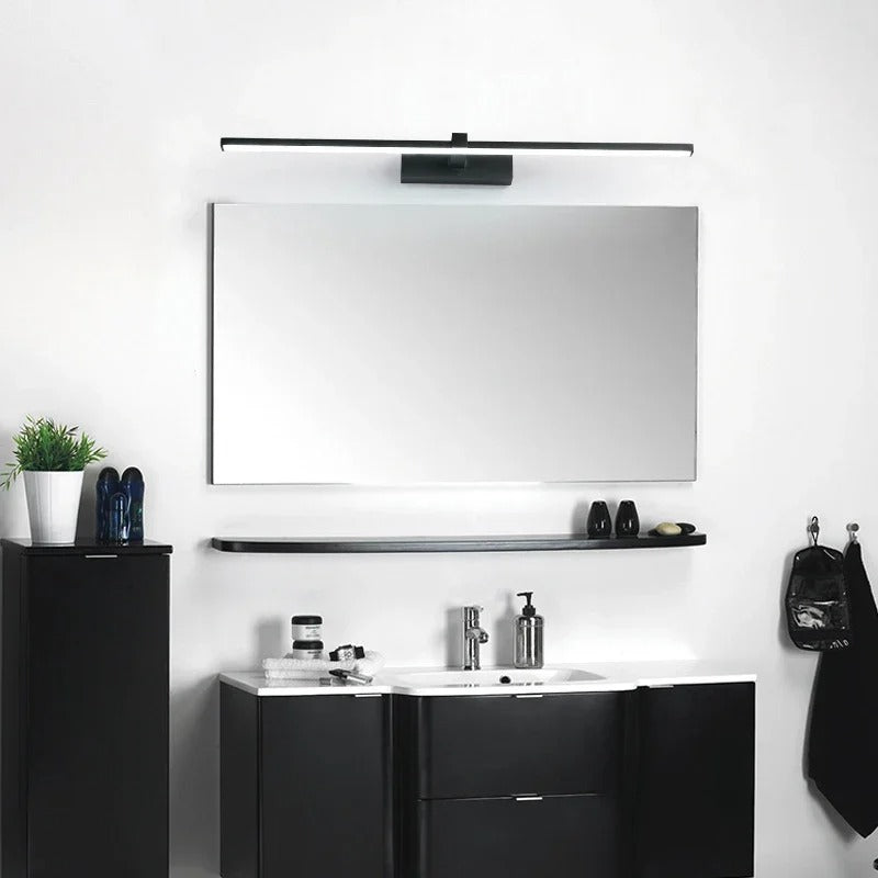 Moderne LED Badkamer Wandlamp – Spiegelverlichting met 3 Lichtkleuren – Aluminium Lijnlamp voor Badkamer en Interieur