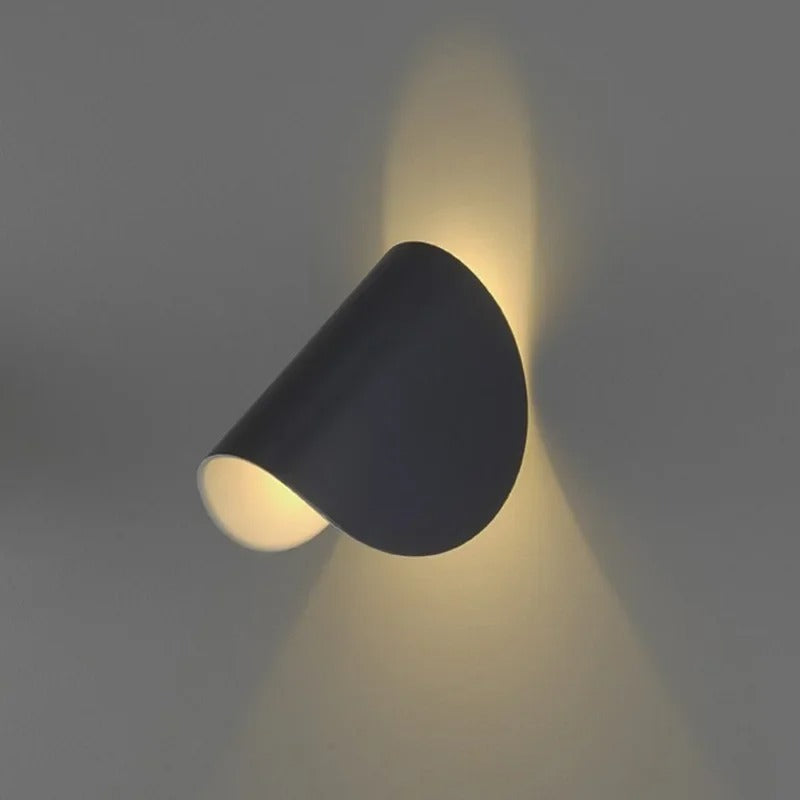 Nordic LED Wandlamp – Creatieve Roterende Wandverlichting – Minimalistische Nachtlamp voor Slaapkamer en Woonkamer