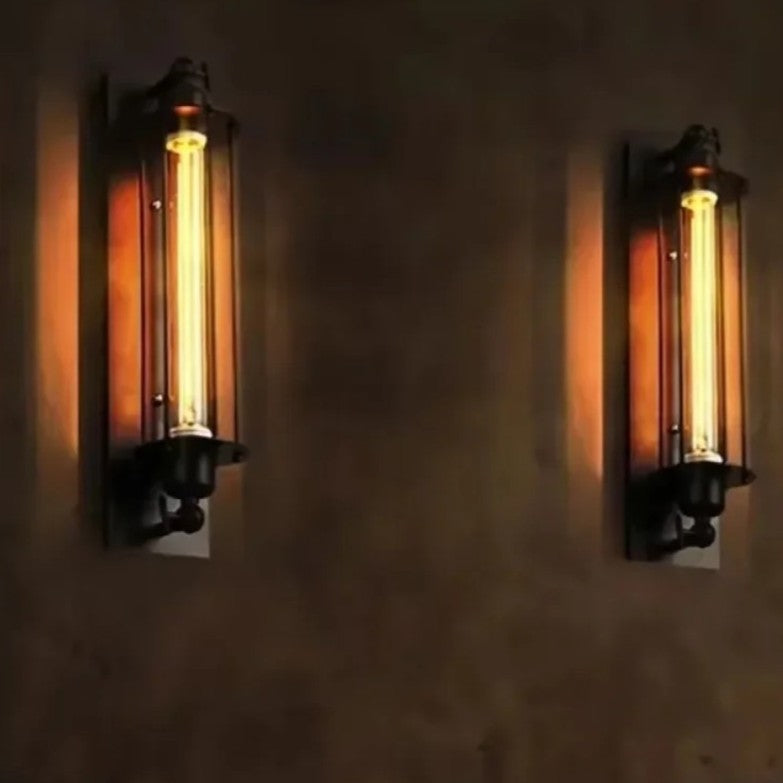 Retro Wandlamp van Smeedijzer – Industriële Amerikaanse Stijl LED Wandkandelaar voor Restaurant, Gang, Woonkamer en Slaapkamer