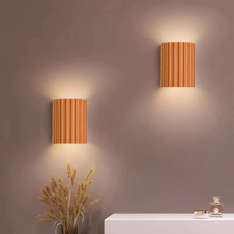 Moderne Hars LED Wandlamp – Macaron Design Sfeerverlichting voor Woonkamer en Slaapkamer
