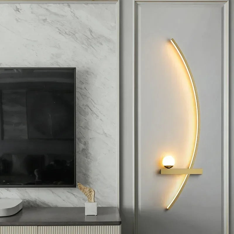 Moderne LED Wandlamp – Minimalistische Strepen Wandverlichting voor Slaapkamer, Woonkamer & Hal