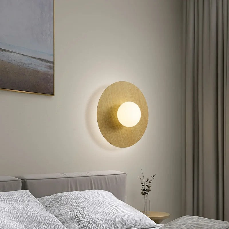 Scandinavische Houten Wandlamp – Natuurlijk Hout met LED Verlichting – Modern Bedlampje en Sfeerverlichting voor Slaapkamer en Woonkamer