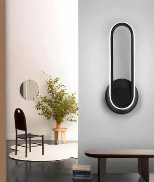 Moderne LED Wandlamp – 330° Draaibaar en Verstelbaar – Zwarte Metalen Wandverlichting 8W 6500K voor Slaapkamer, Woonkamer & Hal