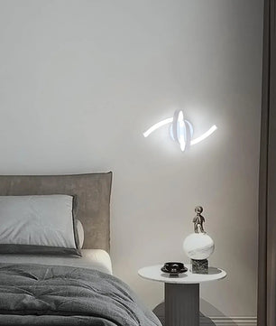 Moderne LED Wandlamp 19W – Uniek Art-Deco Design van Aluminium – Koel Wit Licht 6500K voor Gang, Trap & Balkon