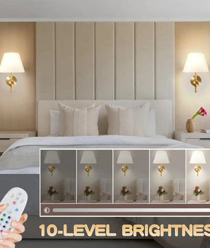 Draadloze RGB LED Wandlamp – Oplaadbare Magnetische Wandverlichting met Afstandsbediening en Dimbaar Licht