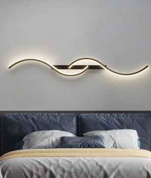 Moderne LED Wandlamp – Minimalistische Lange Strip Wandverlichting voor Slaapkamer & Woonkamer