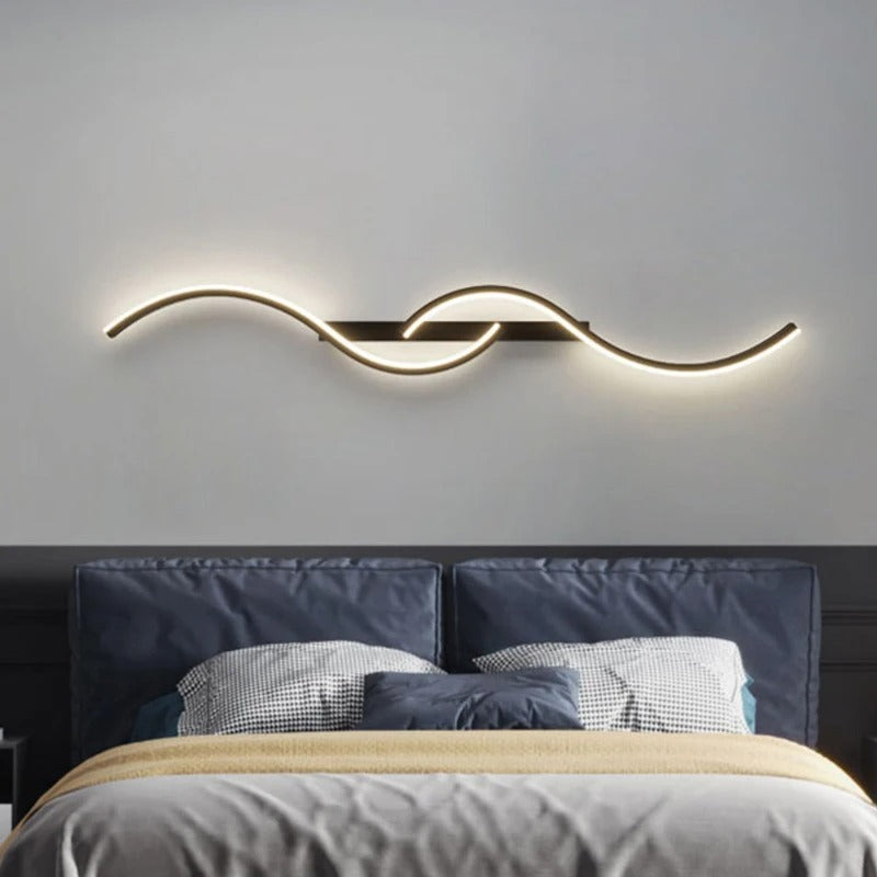Moderne LED Wandlamp – Minimalistische Lange Strip Wandverlichting voor Slaapkamer & Woonkamer