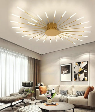 Moderne LED Plafondlamp – 28W Natuurlijk Licht 4500K – Strakke Metalen Plafondverlichting voor Slaapkamer, Woonkamer en Kantoor