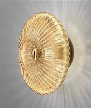 Glazen Wandlamp – Moderne LED Wandkandelaar van Glas – Sfeerverlichting voor Woonkamer, Slaapkamer en Hal